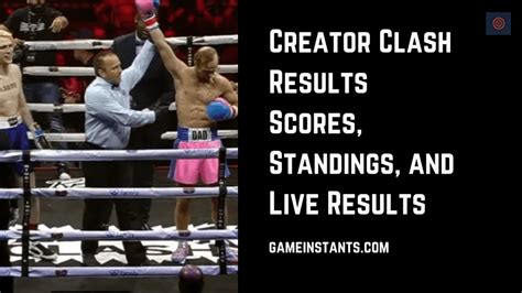 creator clash matches|Creator Clash: Scores, standings, and live results